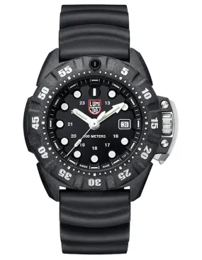 Luminox Scott Cassell Deep Dive Watch - Carbonox - Black Dial - Rubber - 300M