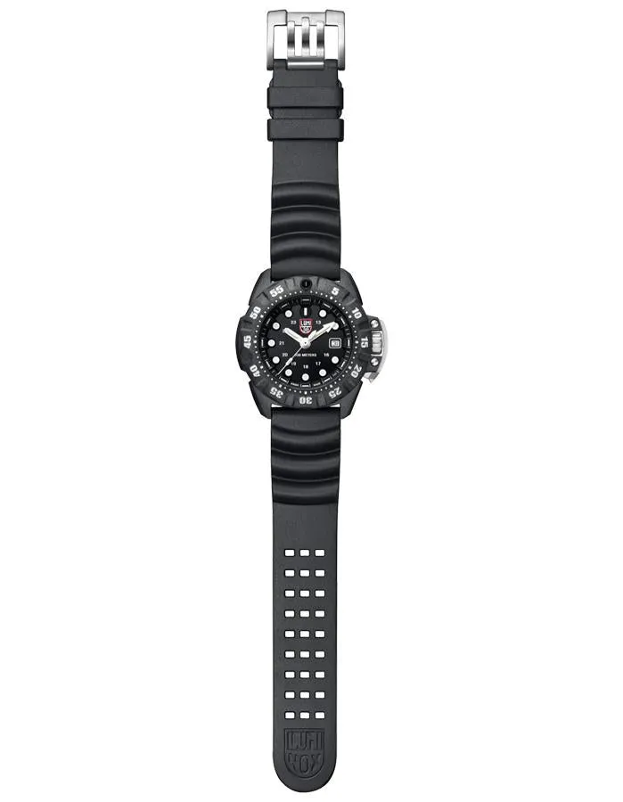 Luminox Scott Cassell Deep Dive Watch - Carbonox - Black Dial - Rubber - 300M