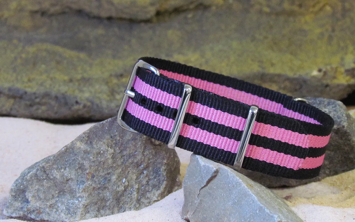 Maniac | Black & Pink | One-Piece | Nylon | Polished Hardware