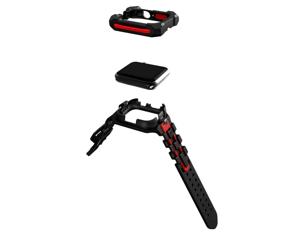 (Markdown) Element Case Special Ops for Apple Watch Series 7 (41mm) – Black/Red