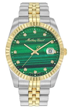 Mathey-Tissot Swiss Made Green Dial Analog Watch For Men -  H710BSV