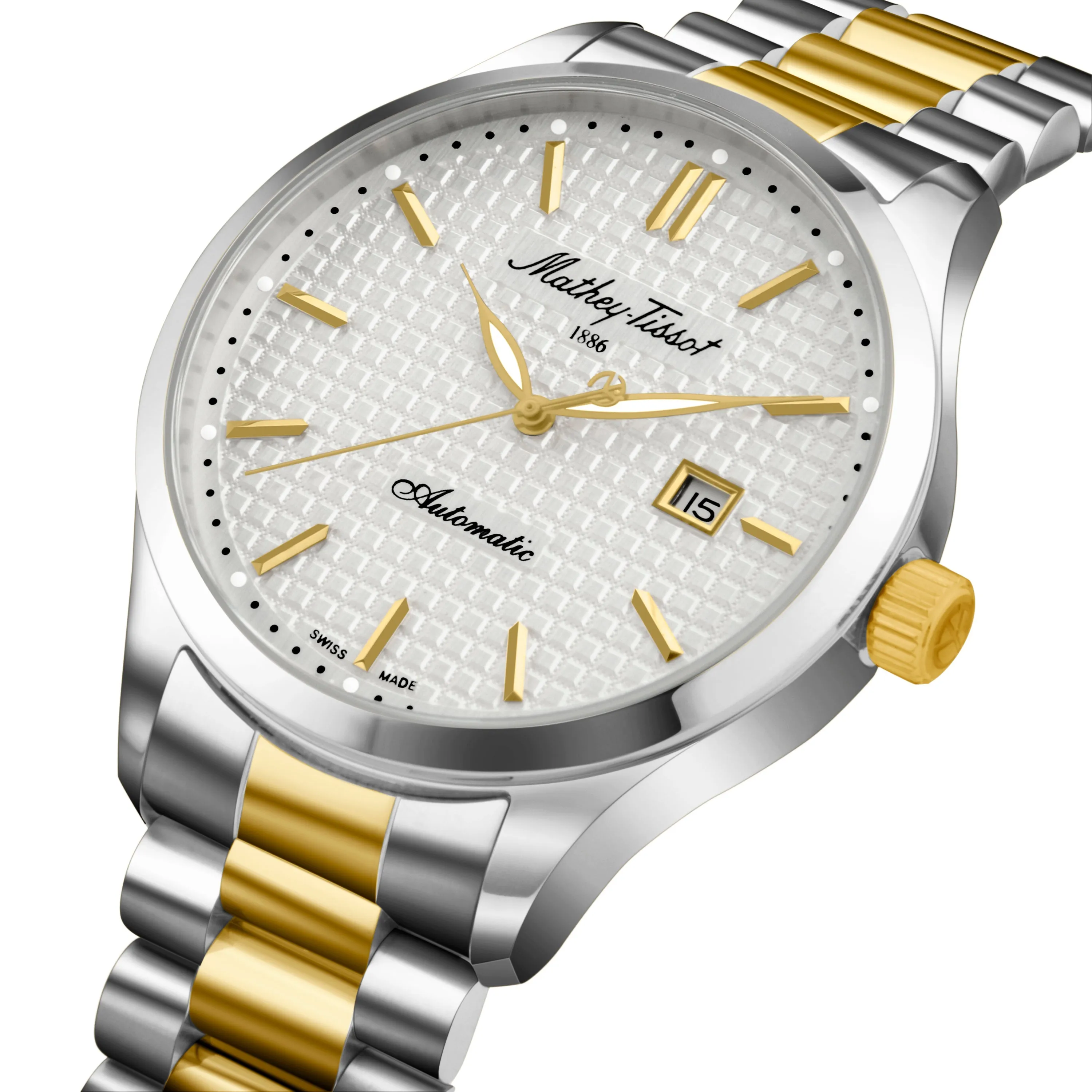 Mathey-Tissot Swiss Made Silver Dial Automatic  Watch For Men -  H411ATBI