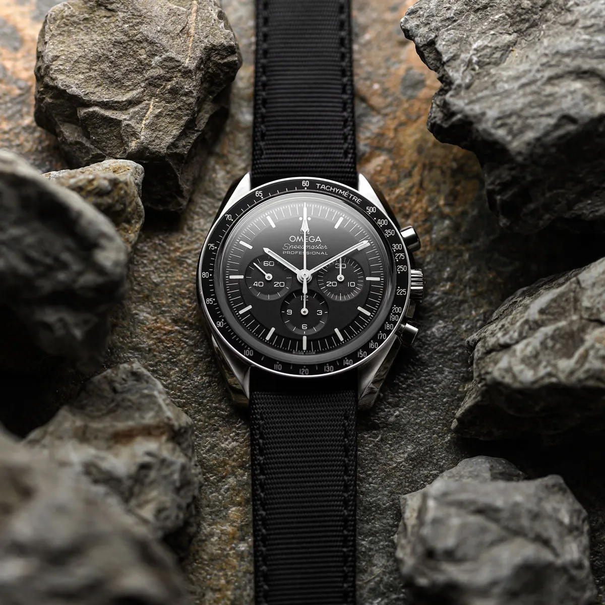 Maverick (MK II) Sailcloth Quick Release Waterproof Watch Strap - Grey