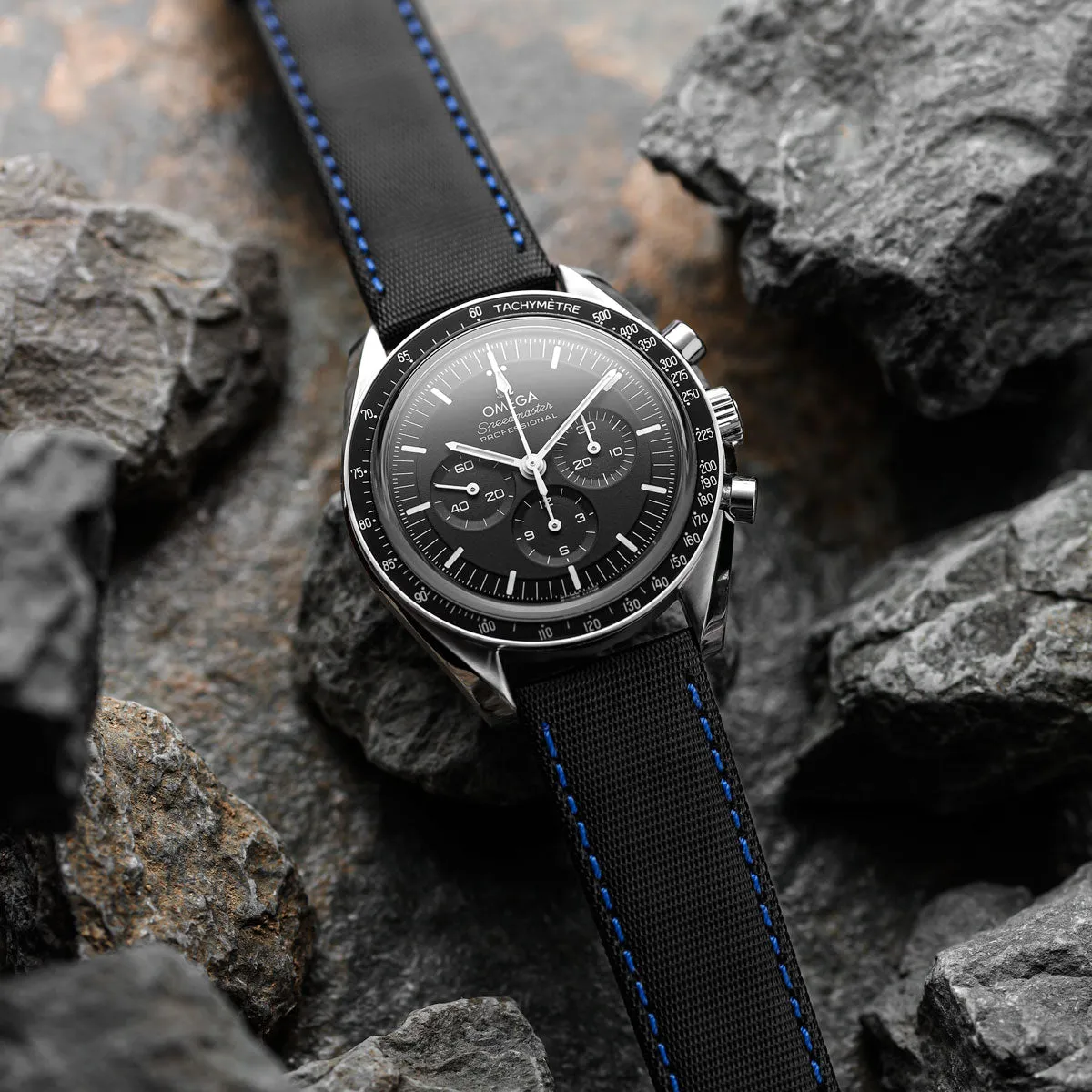 Maverick (MK II) Sailcloth Quick Release Waterproof Watch Strap - Grey