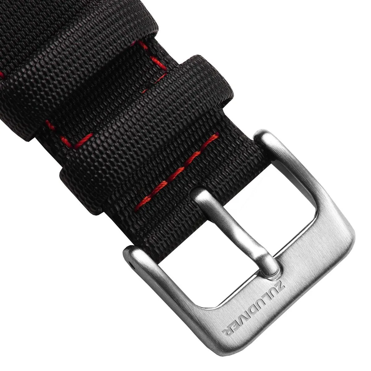 Mayday Regatta Sailcloth Divers Watch Strap - Crimson