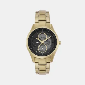 Men Black Chronograph Stainless Steel Watch AX1875
