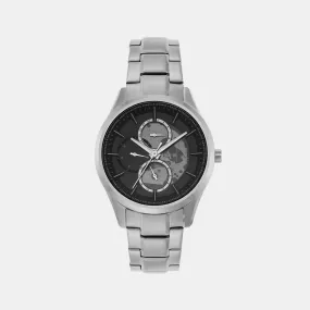 Men's Black Chronograph Stainless Steel Watch AX1873