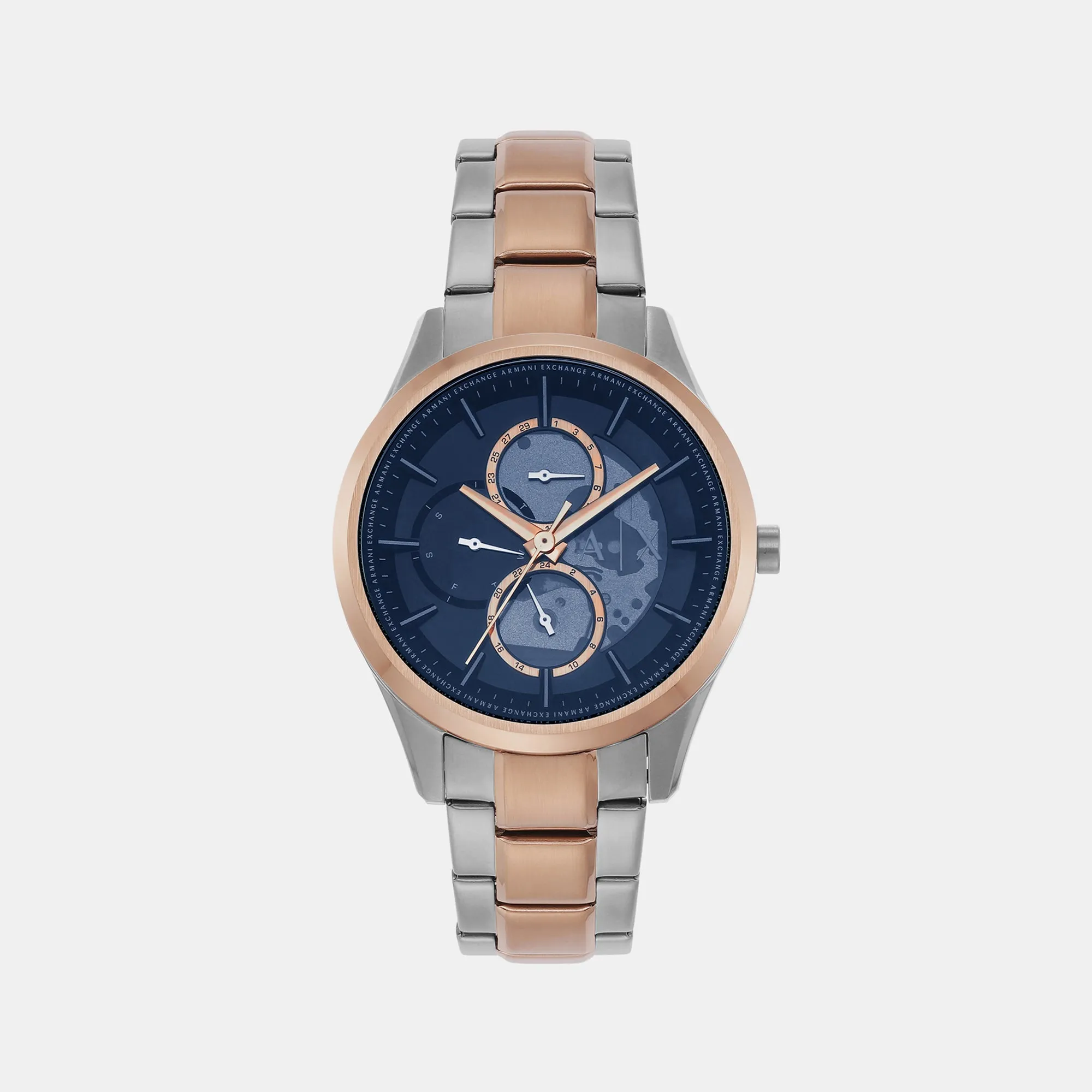 Men's Blue Chronograph Stainless Steel Watch AX1874