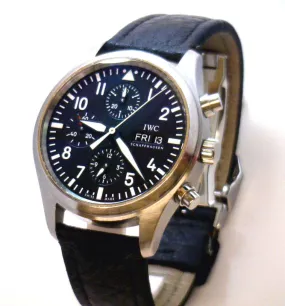 Mens' IWC Classic Pilot Chronograph