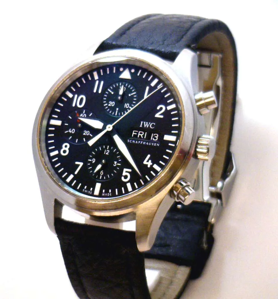 Mens' IWC Classic Pilot Chronograph