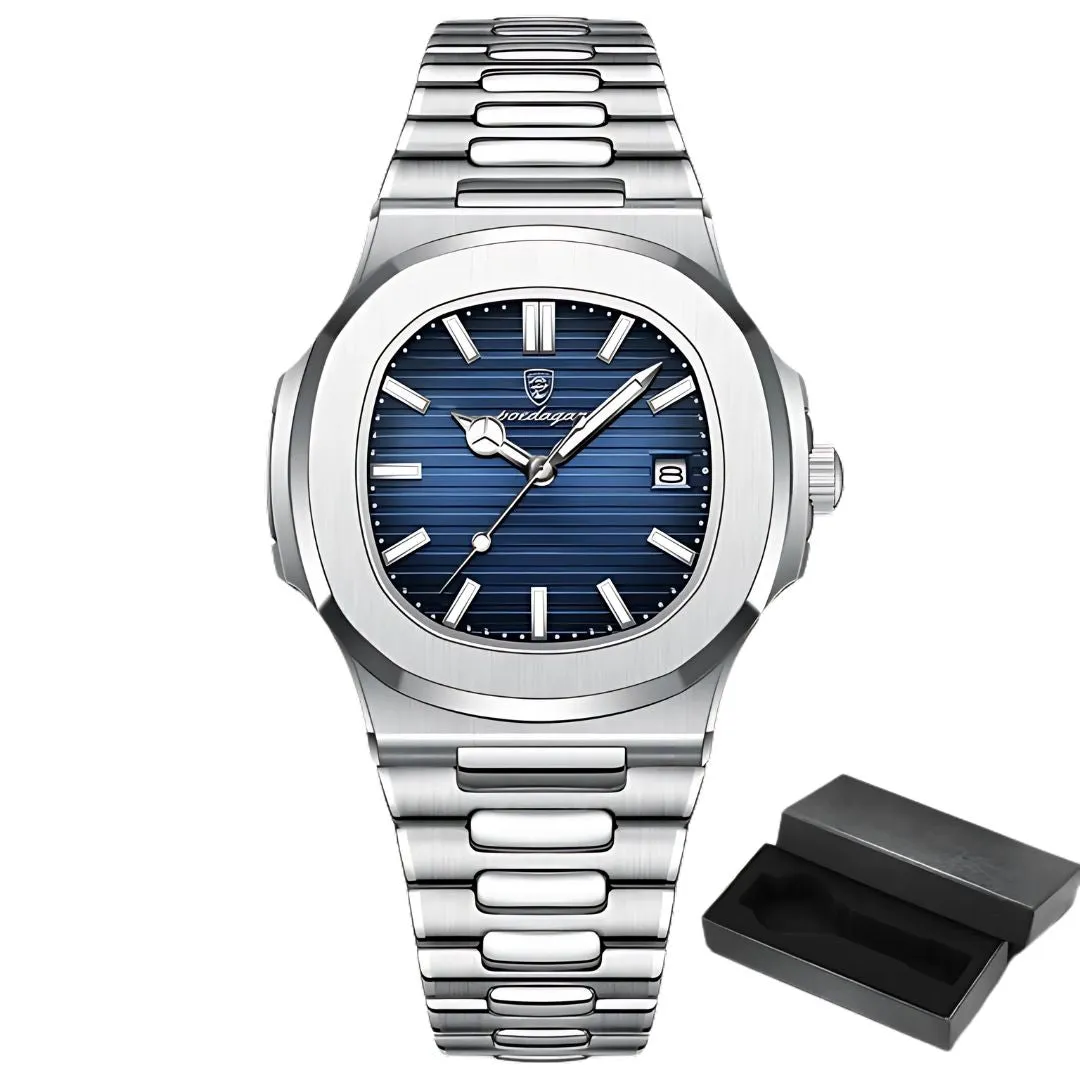 Men's Luminous Sports Square Watch