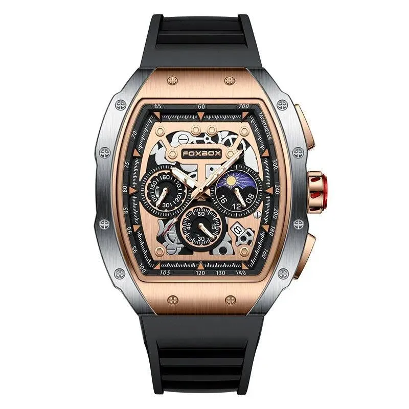 Men's Luxury Sports Watch – Waterproof Military Quartz Chronograph