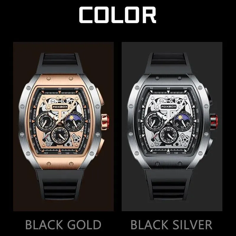 Men's Luxury Sports Watch – Waterproof Military Quartz Chronograph