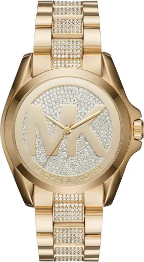 Michael Kors Ladies Watch Bradshaw Gold Gems MK6487