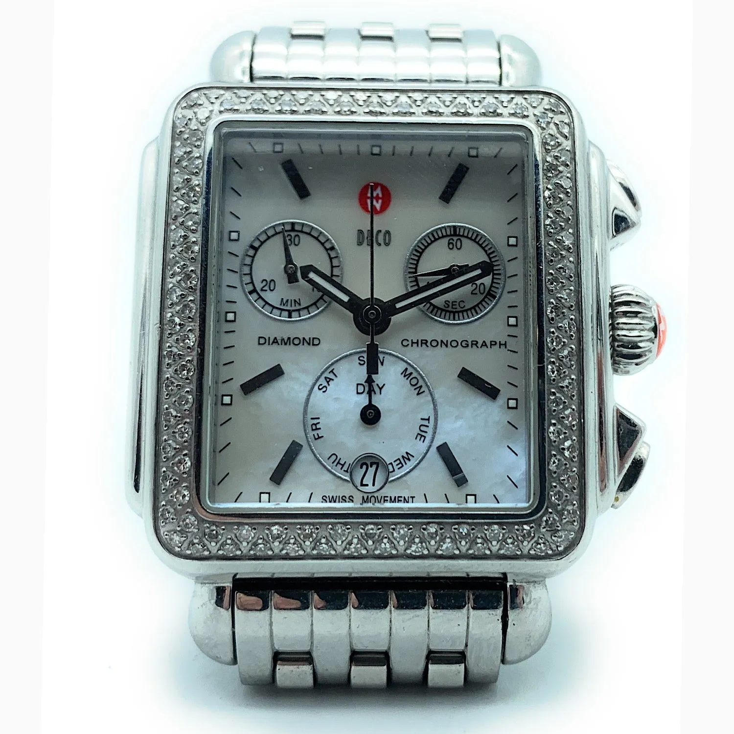 MICHELE DECO Day Diamond MW06P01A1025 Stainless Steel Ladies Watch