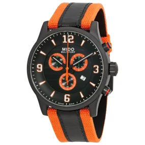 Mido Multifort Chronograph Black Dial Men's Watch M005.417.36.050.70