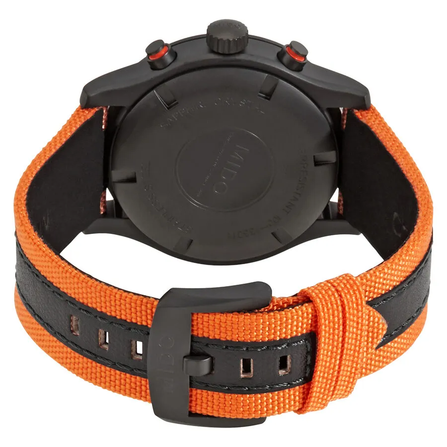 Mido Multifort Chronograph Black Dial Men's Watch M005.417.36.050.70
