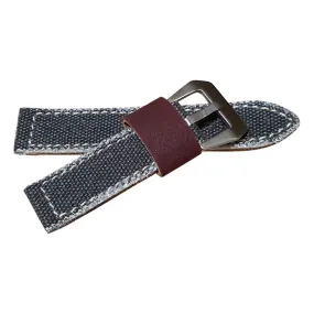 Military Style XL | Charcoal Gray | Two-Piece | Canvas | Brushed Hardware
