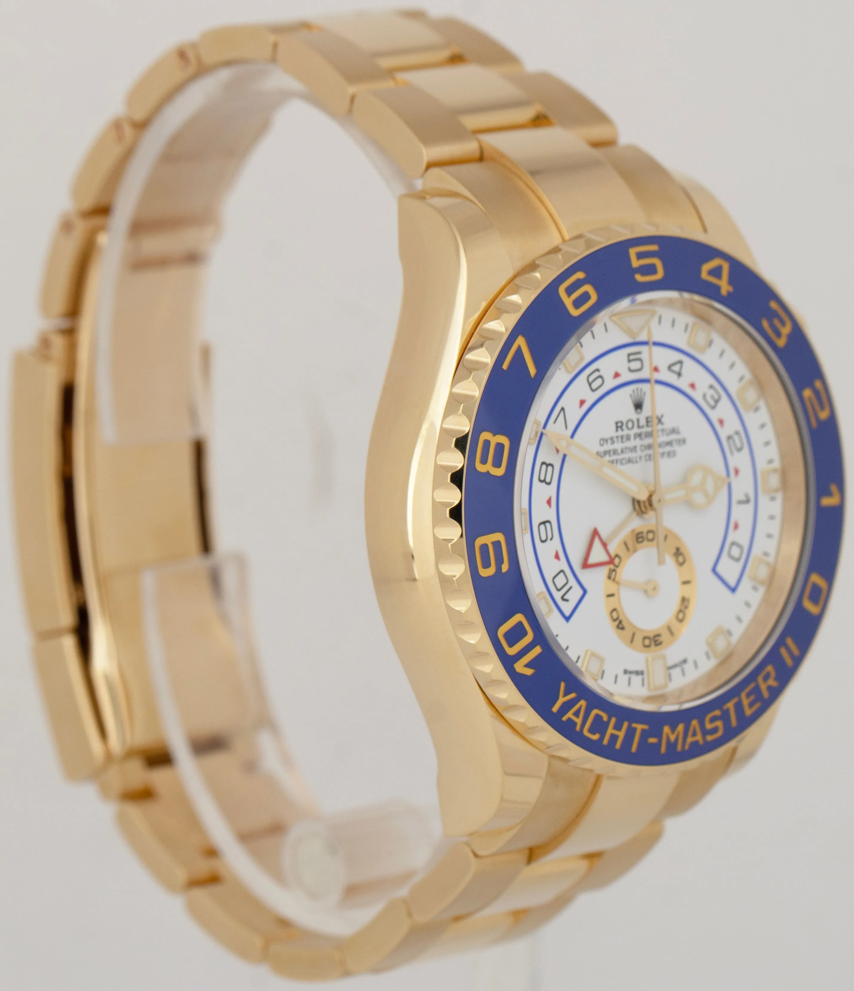 MINT PAPERS Rolex Yacht-Master II NEW MERC HANDS 18K Yellow Gold 44mm 116688 BOX