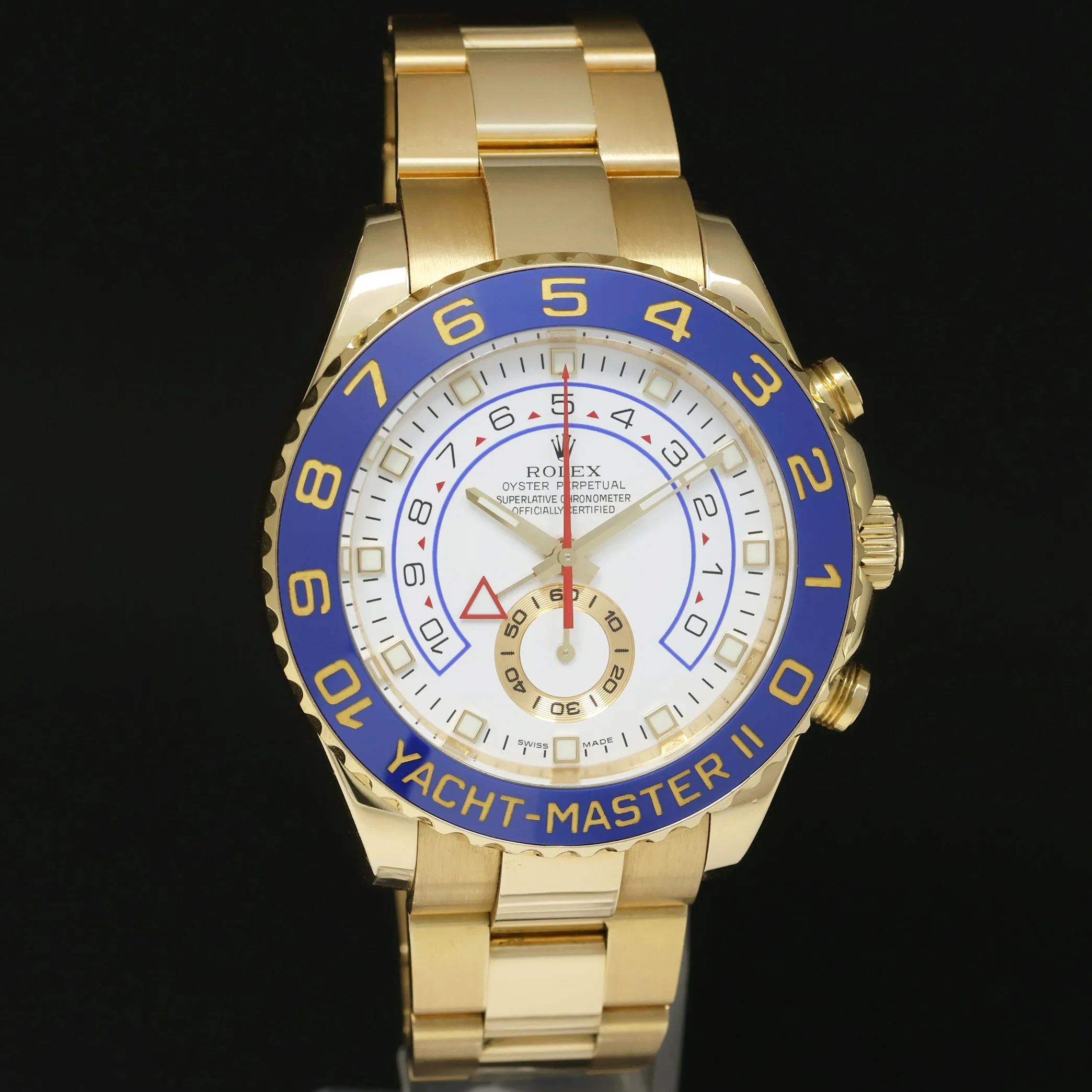 MINT Rolex Yacht-Master II 2 Yellow Gold 116688 Regatta 44mm Watch Box