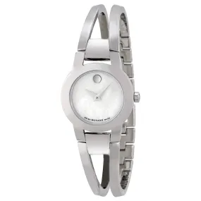 Movado Amorosa Mother of Pearl Dial Ladies Watch 0606538