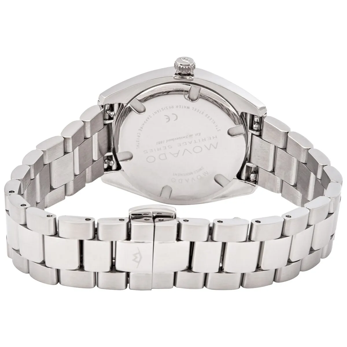 Movado Heritage-Datron Quartz Blue Dial Ladies Watch 3650076