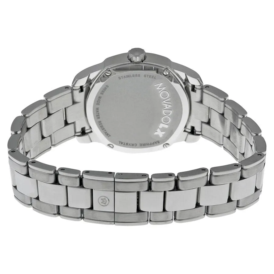 Movado LX Silver Dial Stainless Steel Ladies Watch 0606618