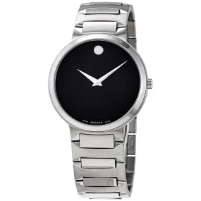 Movado Temo Quartz Black Dial Men's Watch 0607292