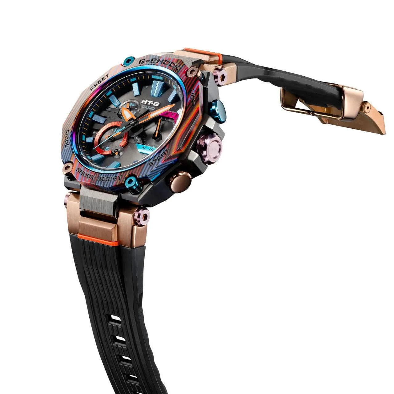 MT-G - Limited Edition Rainbow Carbon Fibre Watch - MTGB2000XMG-1A