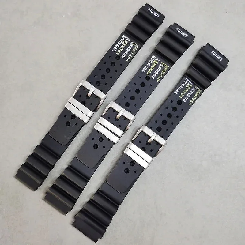 ND Limits Diver Rubber Silicone Strap for Seiko, Citizen, and Promaster