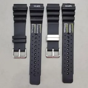 ND Limits Diver Rubber Silicone Strap for Seiko, Citizen, and Promaster