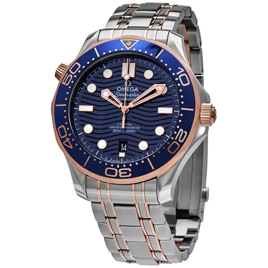 Omega Diver 300M Automatic Chronometer 42 mm Blue Dial Men's Watch 210.20.42.20.03.002