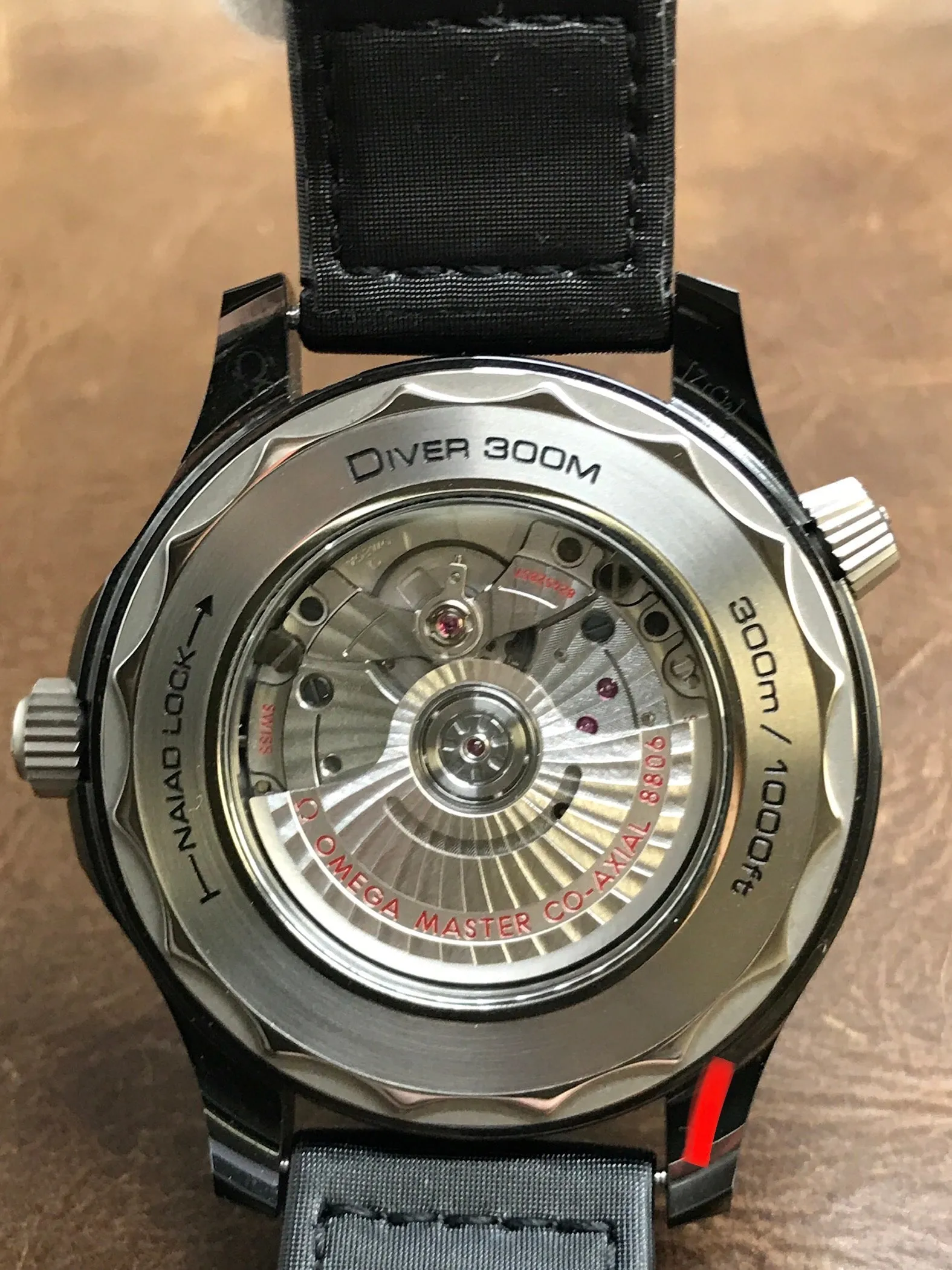 Omega Seamaster Diver 300M 210.92.44.20.01.002 Black Wave Dial Automatic Men's Watch
