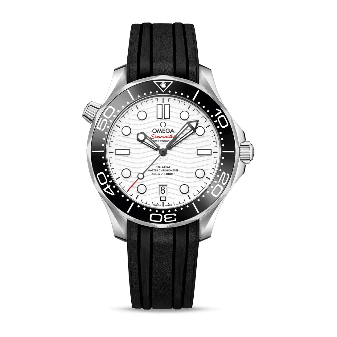 Omega Seamaster Diver 300M Co-Axial Master Chronometer Watch, 42mm White Dial, 21032422004001