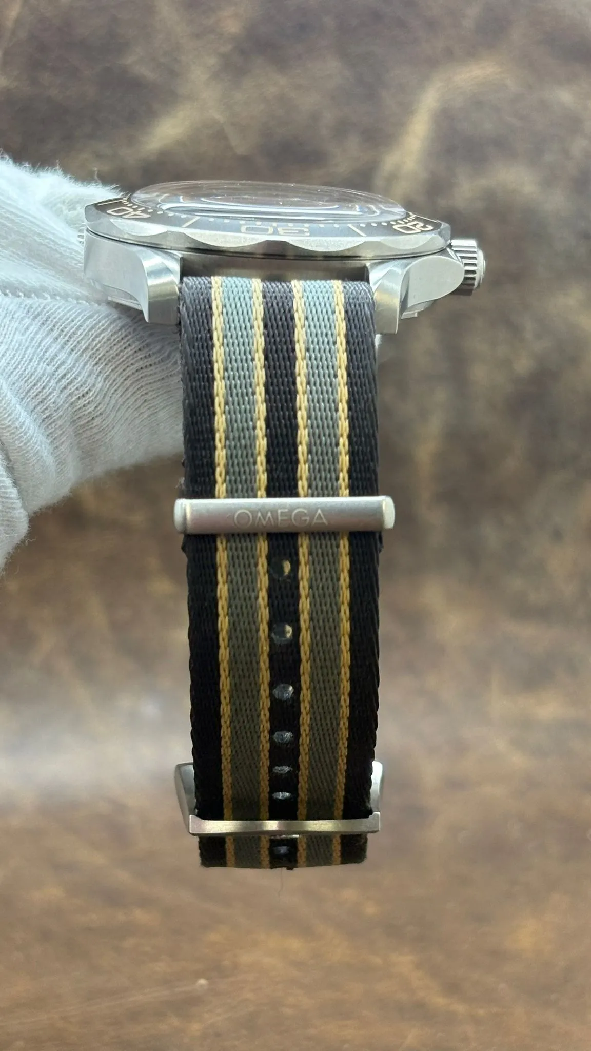 Omega Seamaster Diver 300M No Time To Die NTTD Bond 007 210.92.42.20.01.001 Brown Dial Automatic Men's Watch