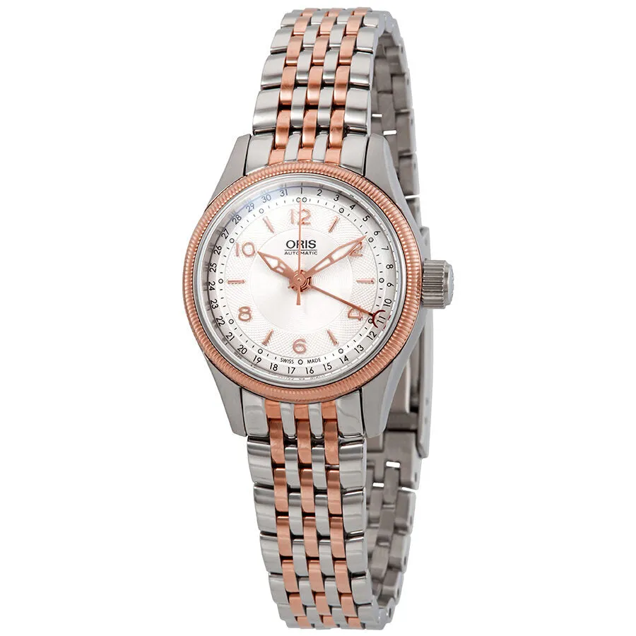 Oris Big Crown Two-Tone Automatic Silver Dial Ladies Watch 01 594 7680 4331-07 8 14 32