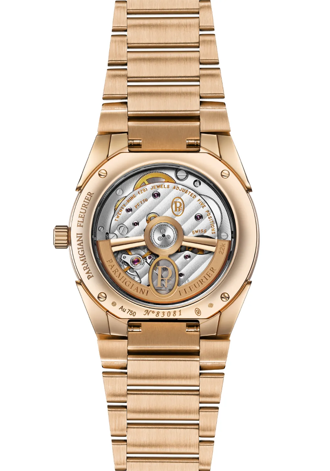 Parmigiani Fleurier Tonda PF Automatic 36mm RG Sand Gold Set