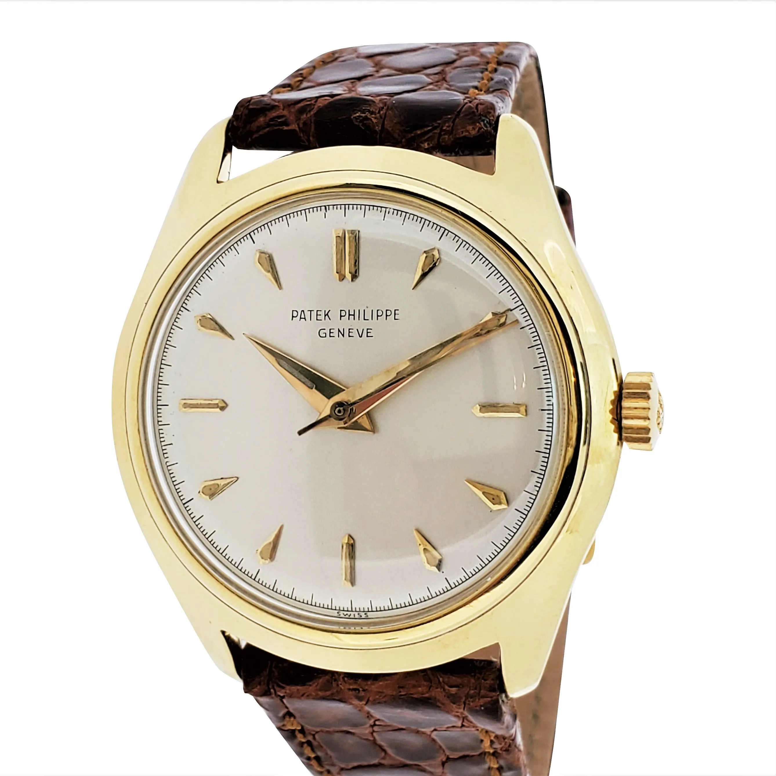 Patek Philippe 2533J Vintage Calatrava with Screw down Back center sweep sweep; Circa 1954