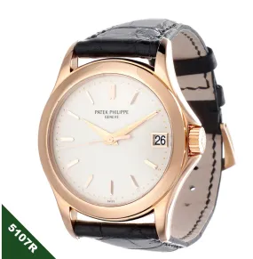 Patek Philippe 5107R Automatic Calatrava Watch 37mm,Full Set.  Circa 2003