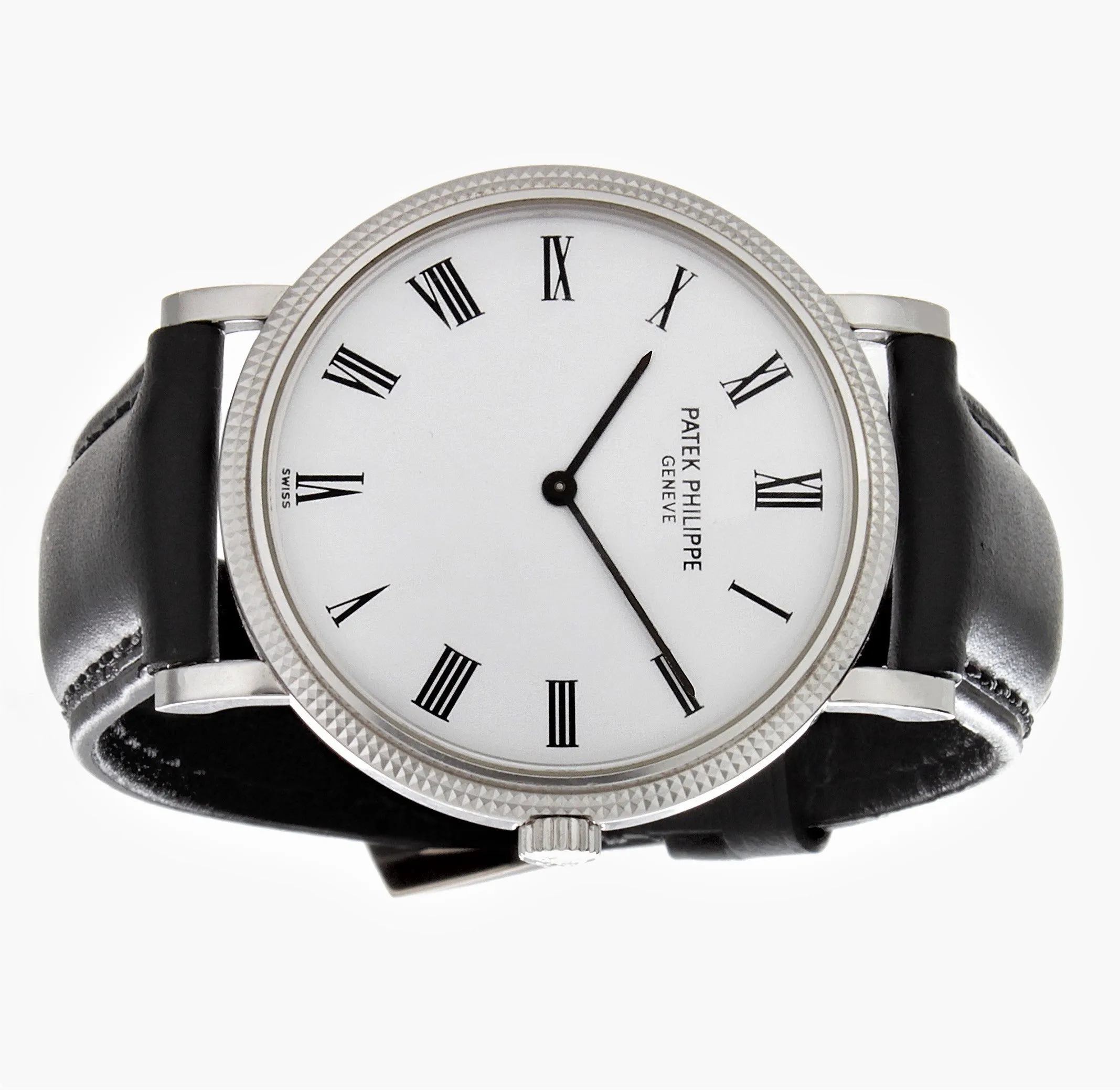 Patek Philippe 5120G Extra Thin Automatic Classic Calatrava Watch White Gold 35mm