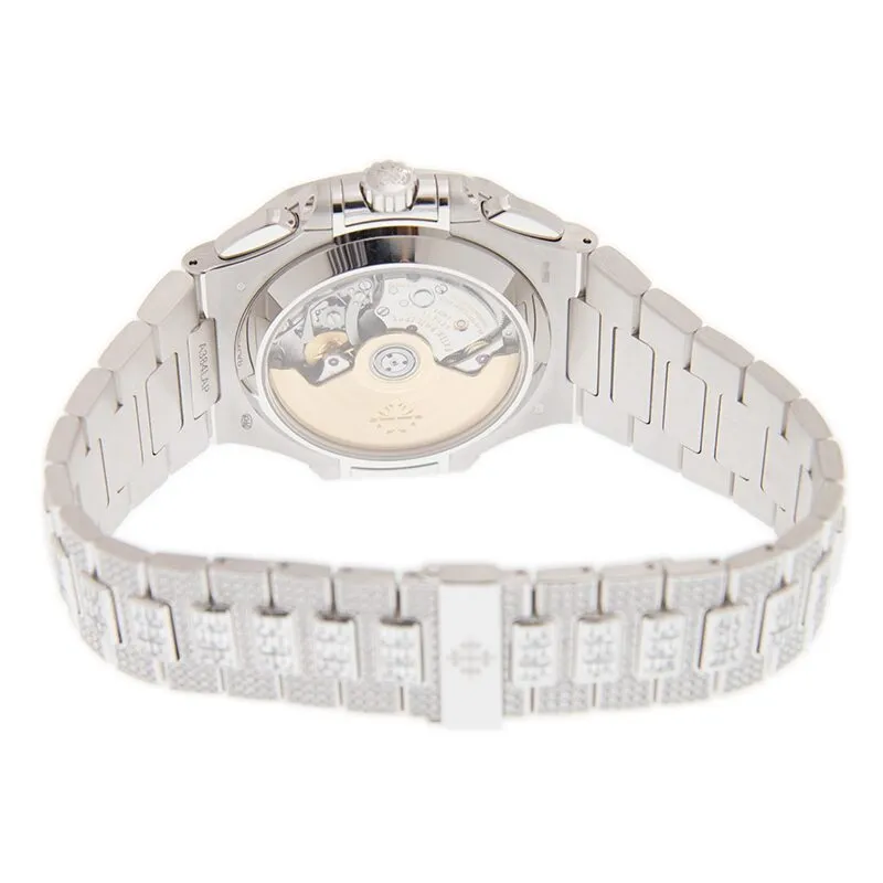 Patek Philippe Nautilus Automatic Diamond Black Dial Watch 5980/1400G-010