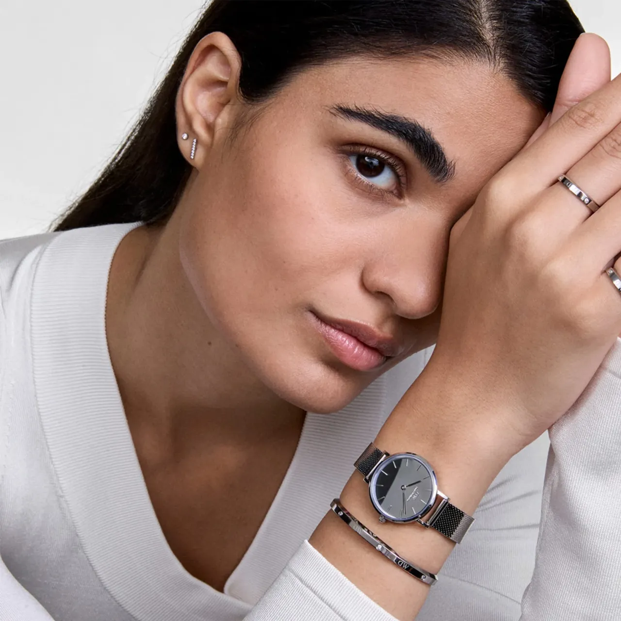 Petite 28 Reflection Silver Watch