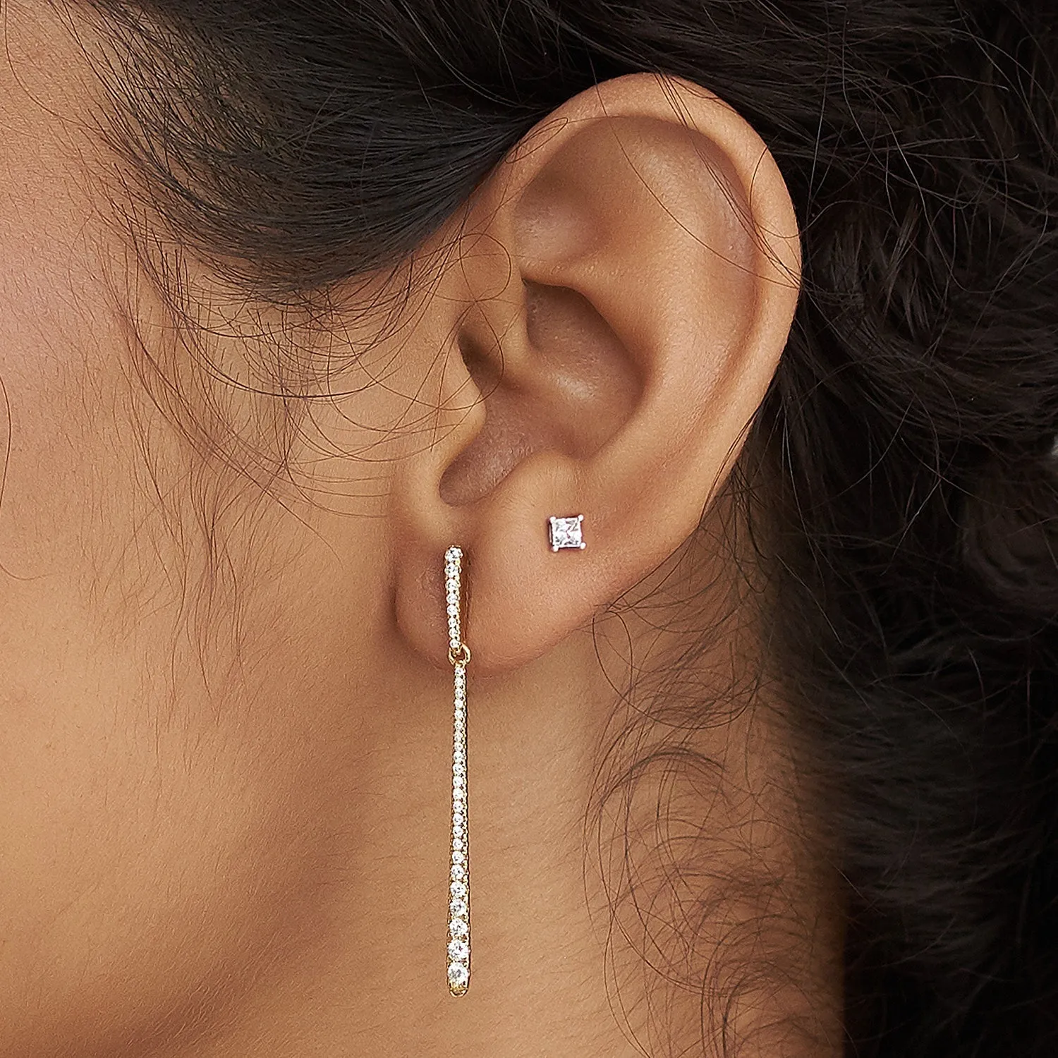 Princess Solitaire Studs