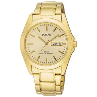 Pulsar Gents GP, 100m Water Resistant, Day, Date