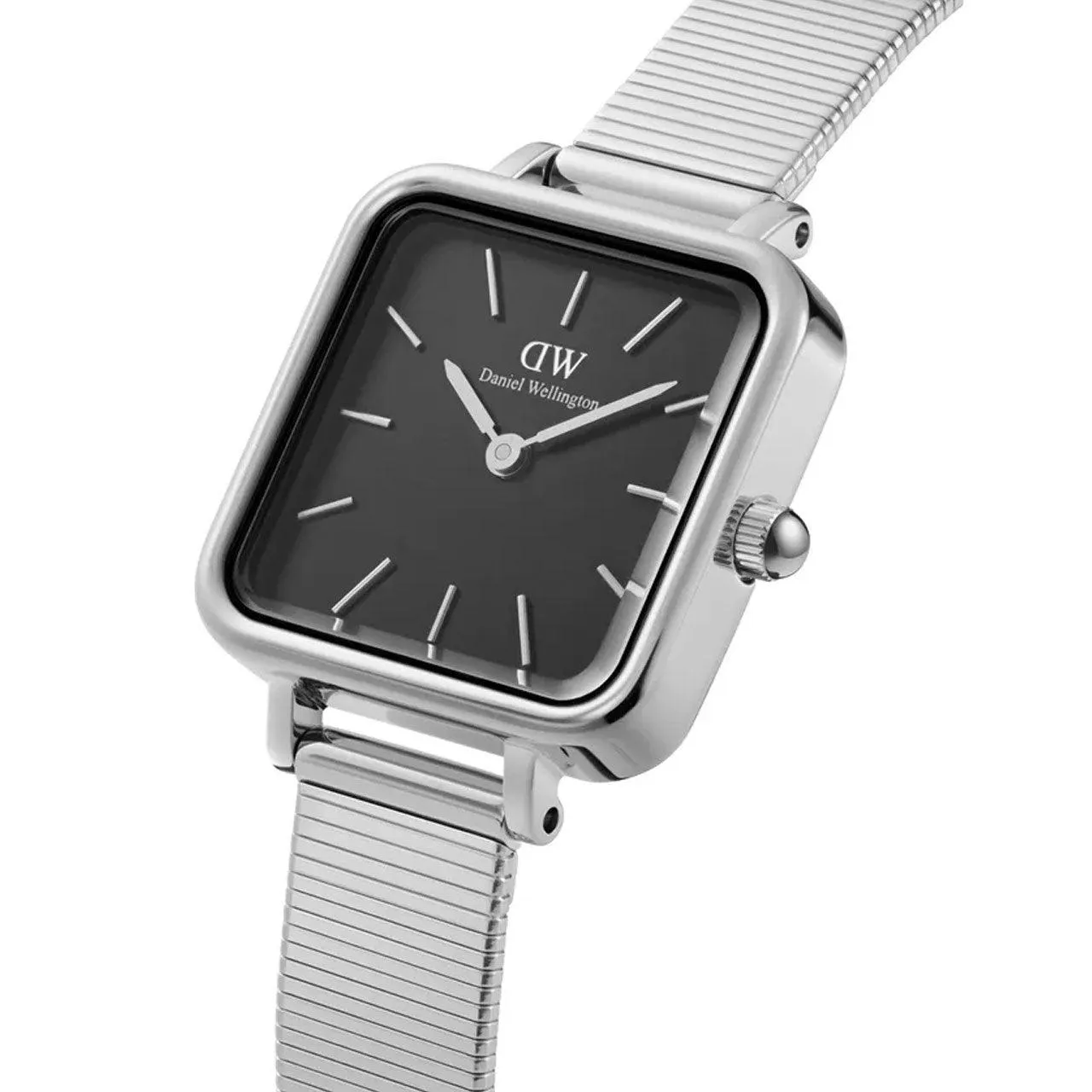 Quadro Studio 22mm - Black & Silver Watch