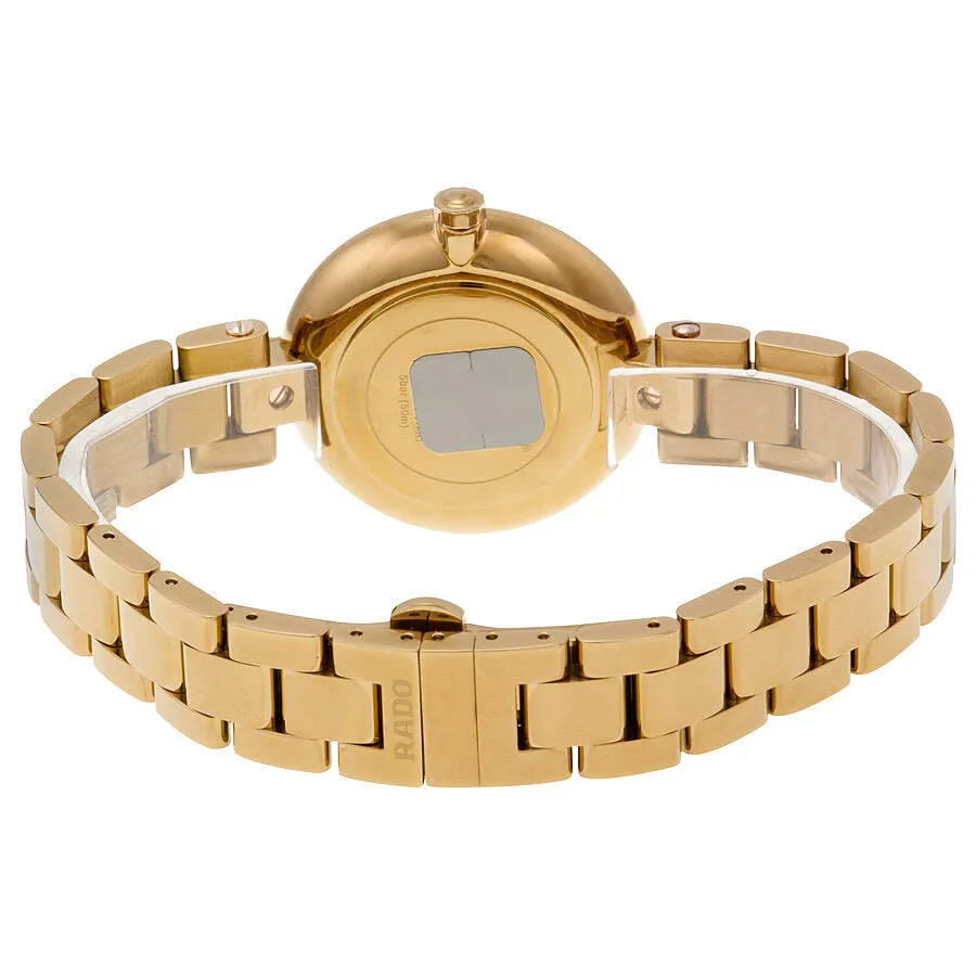 Rado Coupole Black Dial Rose Gold-plated Ladies Watch R22851163
