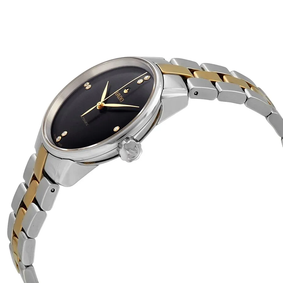 Rado Coupole Classic Automatic Black Diamond Dial Ladies Watch R22862712