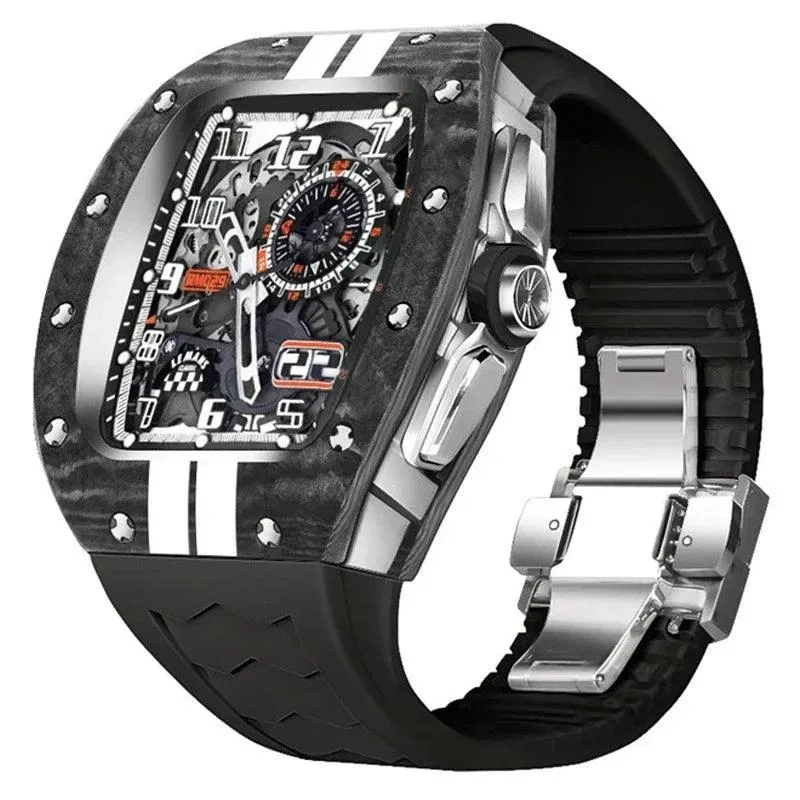 RMAL9045 Luxury Carbon Fiber Cases Modification Kit for Apple Watch