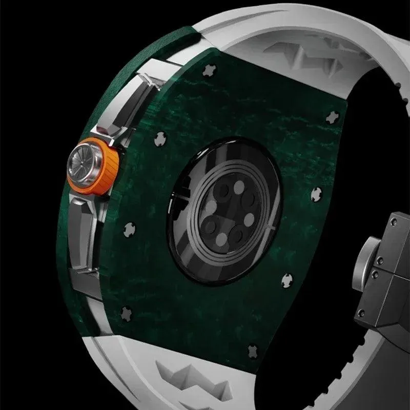 RMAL9045 Luxury Carbon Fiber Cases Modification Kit for Apple Watch