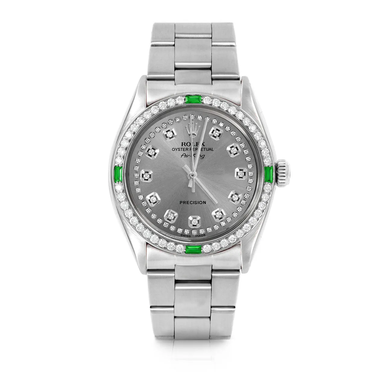 Rolex Air King 34mm | 5500-SS-SLT-STRD-4EMD-OYS